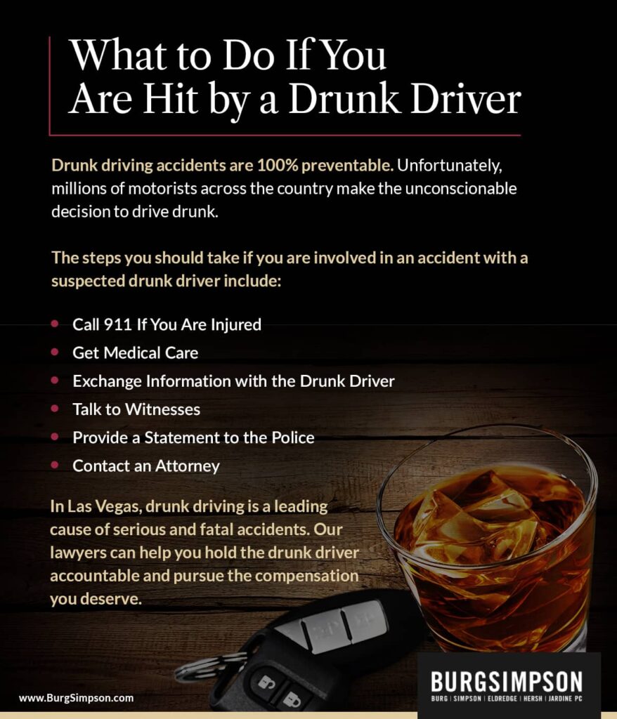 What to do if you are hit by a drunk driver | Burg Simpson